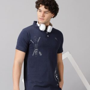 Coco Tee || Navy Polo || 100% Cotton T-Shirt