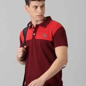 Maroon Polo || Tri Art || 100% Cotton T-Shirt