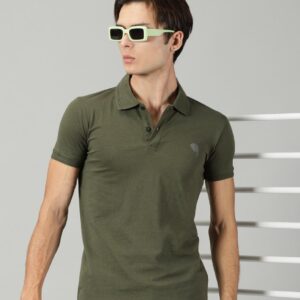 Olive Polo || Solid || 100% Cotton T-Shirts