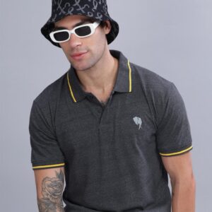 S6 || Charcoal Melange || 100% Cotton T-Shirt