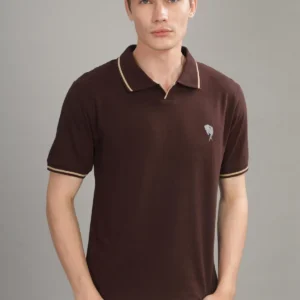Pr32 || Coffee Brown  || 100% Cotton T-Shirt
