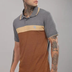 PR33 || MUSTARD GREY || 100% Cotton T-Shirt