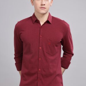 PR3 Shirts 003 – Maroon || Full Sleeve Shirt