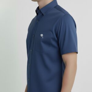 LS 003 ||AIRFORCE BLUE|| Half Sleeve Shirt