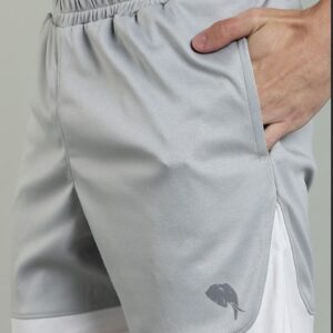 SH 003||Light Grey white || Shorts