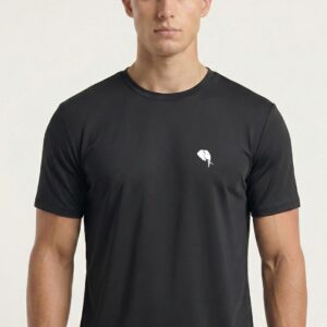 RHSOO2A ||BLACK|| Round Neck Half Sleeve