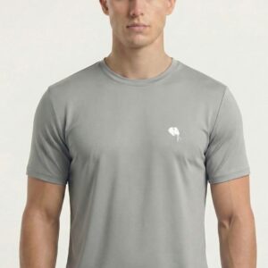 RHSOO2A ||LITE GREY|| Round Neck Half Sleeve