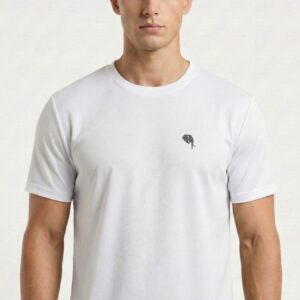 RHSOO2A ||WHITE|| Round Neck Half Sleeve