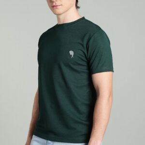 RHSOO2 || Bottle Green|| Round Neck Half Sleeve-CS