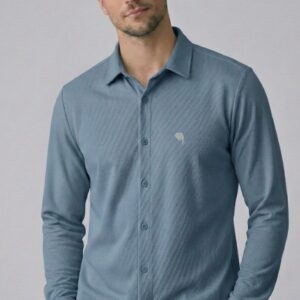 TS001 ||ICE BLUE|| Full Sleeve Shirt