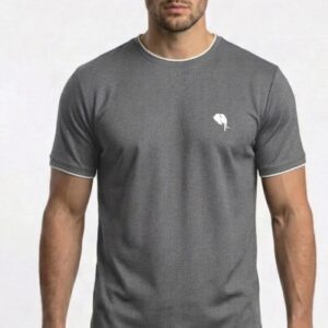 RHSOO2B ||LITE GREY|| Round Neck Half Sleeve