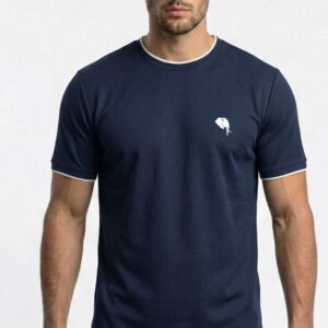 RHSOO2B ||NAVY|| Round Neck Half Sleeve