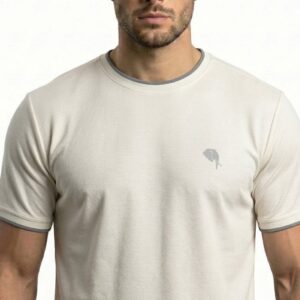 RHSOO2B ||WHITE|| Round Neck Half Sleeve