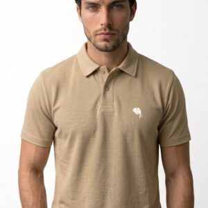 PR3 SS 008-C|| BISCUIT|| 100% Cotton T-Shirt