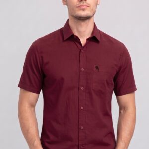 LS 005||WINE|| Half Sleeve Shirt
